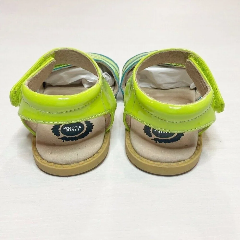 Livie & Luca Taffy Sandals in Green Apple 6